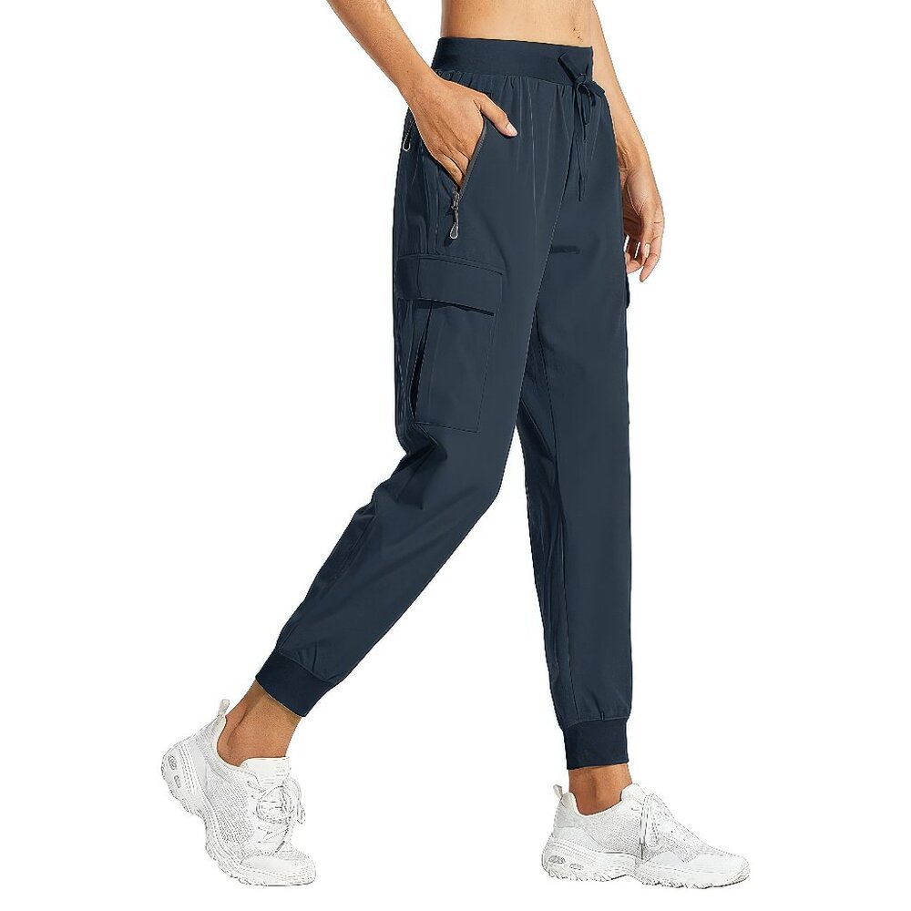 Libin Cargo Joggers in Navy